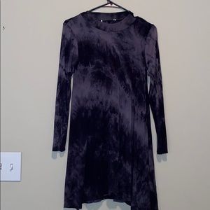 Fioré black tye dye dress